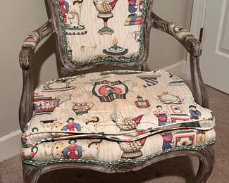 FRENCH LOUIS XV STYLE ARM CHAIR