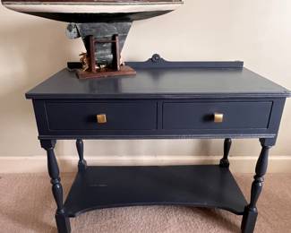 VINTAGE BLUE CONSOLE TABLE