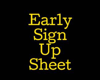 See something you really want? Take advantage of our "Early Arrival" sign-up list. At least one hour before the sale, the Early Arrival sign-up list is posted on the front door. Add your name to the list, then leave to grab a coffee, wait in your car, or hang out and visit with other early folks. When the sale opens, we invite customers to enter in the order they signed up.