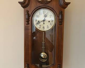  Wall-Mounted Pendulum Clock Westminster Chime