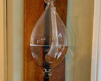 Goethe Barometer Mounted on Wood