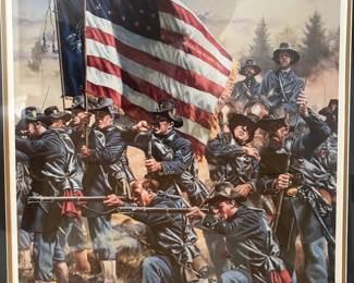 "6th Wisconsin at Gettysburg" by Rick Reeves 