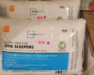Pillows. Never used or removed from packaging.