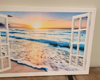 Canvas wall photo.