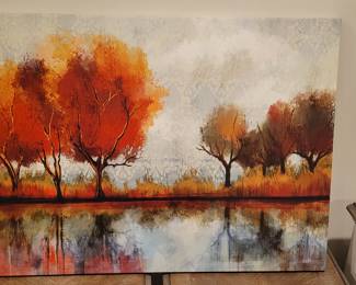 Canvas wall art.