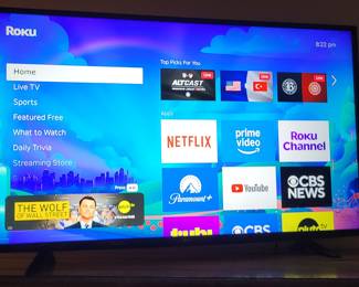 50" LB TV, Roku compatible.