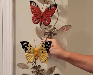 Metal wall art.
