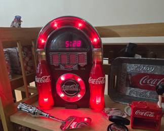 Coca Cola clock radio