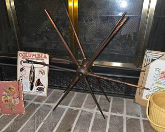Used to spin yarn