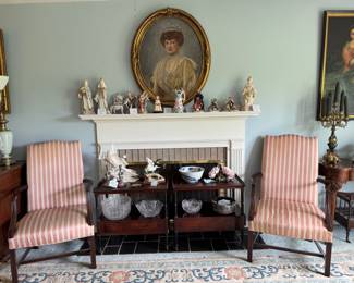Art, porcelain, chairs