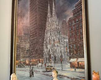 Tourist painting
