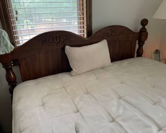 queen bed, nice mattress