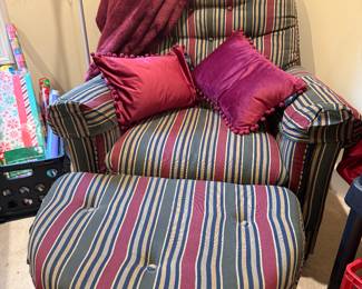 Chair with Ottoman