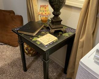 small tables and lamps