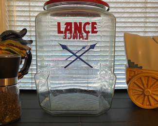 vintage glass jar