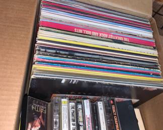 LPs Albums, cassettes