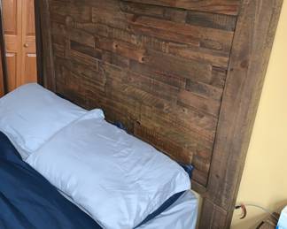 King bed set by Ashley (top of their line) bed, large dresser, mirror, night stand. available for pre sale.
