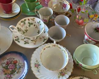 China Teacups and Saucers