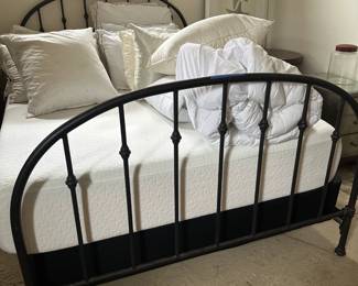 Queen Size Bed and Mattress and Quality Pillows