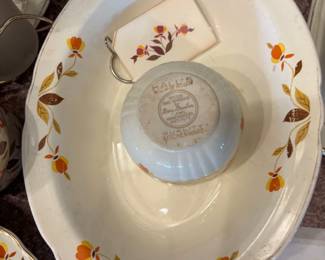 Autumn Leaf by Hall - Multiple items, serving platters, place settings, etc. Our client was a dealer in California and has extensive items.