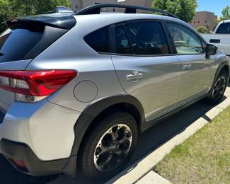 2021 Subaru Crosstrek Premium — a 4-door AWD sport utility vehicle with under 25,000 miles. One-owner vehicle, no accident history and excellent condition. If you're seriously interested, email Kathryn@estatesaleswithgrace.com to receive the Carfax report. The vehicle may be sold prior to the estate sale for the right offer.