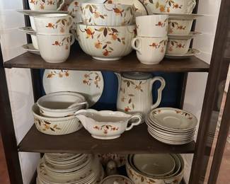 Autumn Leaf by Hall - Multiple items, serving platters, place settings, etc. Our client was a dealer in California and has extensive items.