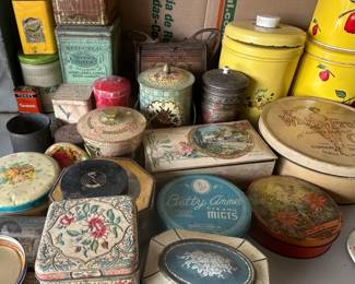 Vintage Tin Canister Sets