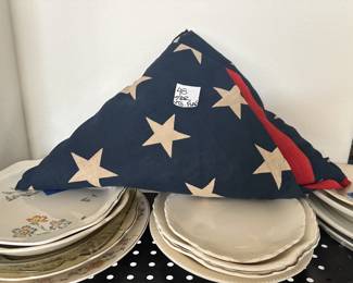 48 Star USA Flag and China