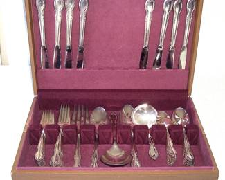 Service for 8 plus serving pieces.