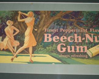 1920 Beech Nut Gum Sign