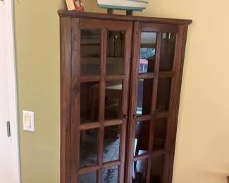 Antique corner cabinet