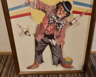 Sad clown!