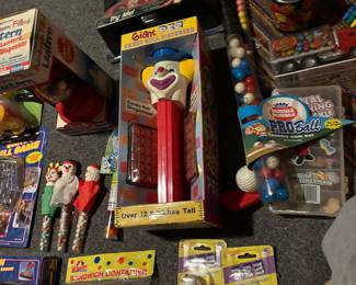 Contemporary candy container collection