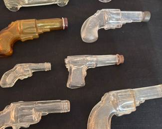 Glass candy containers guns