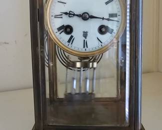 1890's Japy Freres Brass Clock 