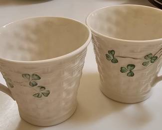 Belleek Coffee Mugs