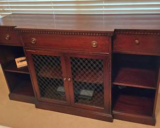 Edwardian Style Bookcase Desk 