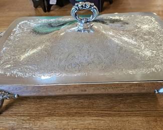 Electric Silver Plate Chafing Dish