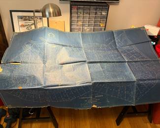 Blue prints of Carrington woods.  