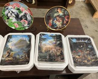 Bradford Exchange & Precious Moments & Simon Mendez Collector Plates