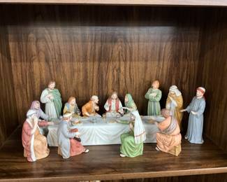 Home Interiors Last Supper Porcelain Set