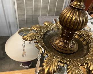 Metal, Marble & Crystal Table Lamps