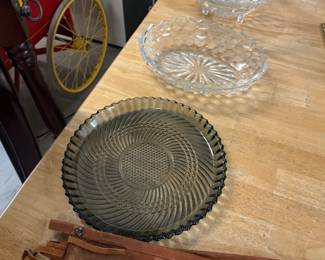 Libby Smoke Gray Dinner Plate
