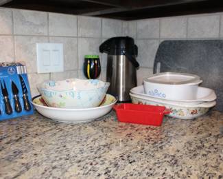 Corning Ware, Carafe, Cheese Knives