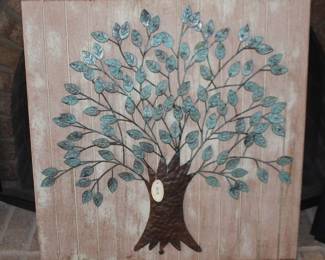 Metal and Wood Tree of Life