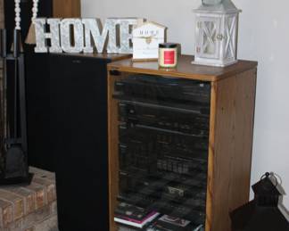 Decorations and Sony Stereo System