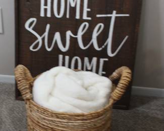 Home Sweet Home and Basket