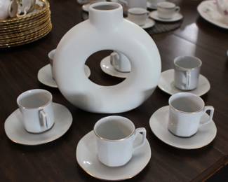 Tea Set and Vase