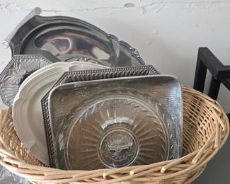 Basket, Serving Trays Dishes