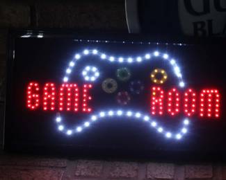 Game Room Sign Lite Up